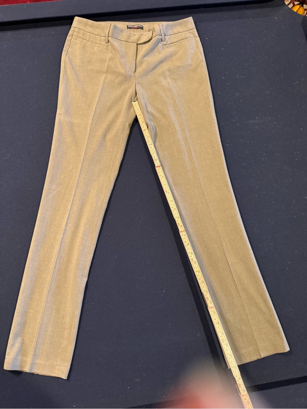Dalia Collection Women's Straight-Leg Dress Pants in Light Tan